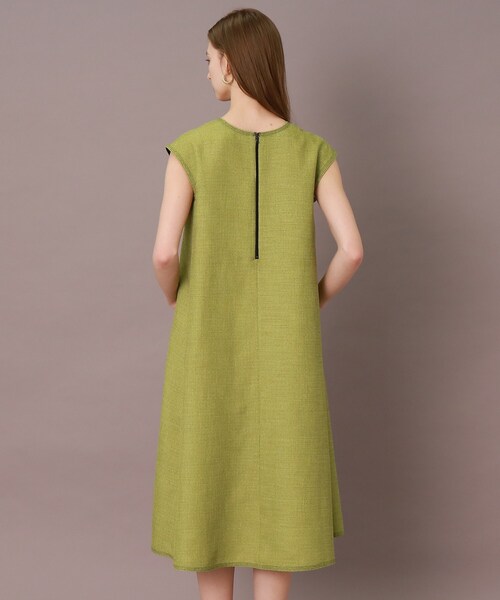 DRESSTERIOR ドレステリア リネン フレアワンピース M ブラック 美品 DRESSTERIOR ドレステリア リネンフレアワンピース 36 黒