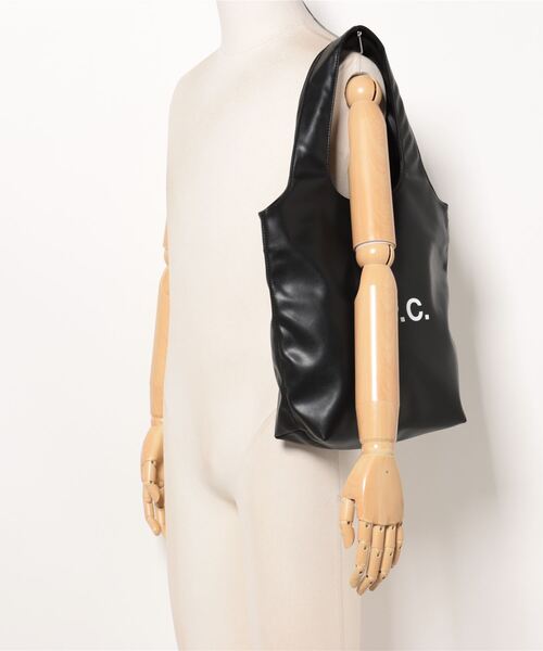 A.P.C.（アーペーセー）の「TOTE NINON SMALL  24P（トートバッグ・レディース・ブラック/ブラウン/グリーン系その他・ONESIZE）」の15枚目の写真
