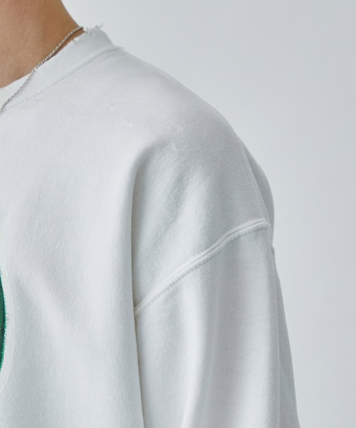 SASQUATCH fabrix◆スウェット/L/コットン/WHT 2025年最新Yahoo!オークション -サスクワッチファブリックス