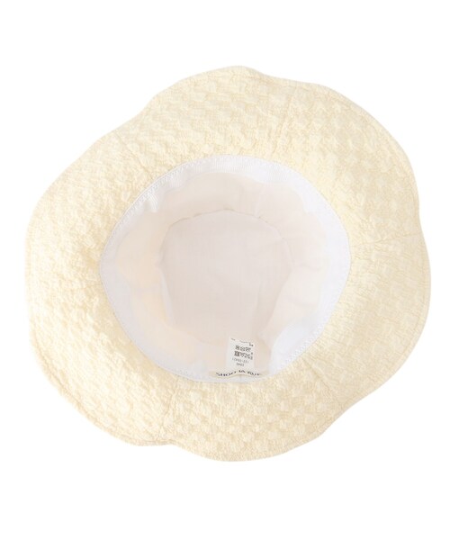 SHOO・LA・RUE（シューラルー）の「◆ポコポコハット（ハット・キッズ・アイボリー/ブラック・99）」の4枚目の写真