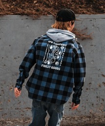 IPD（アイピーディー）の「【IPD】ROSE PANTHER HOODIE FLANNEL（シャツ/ブラウス）」