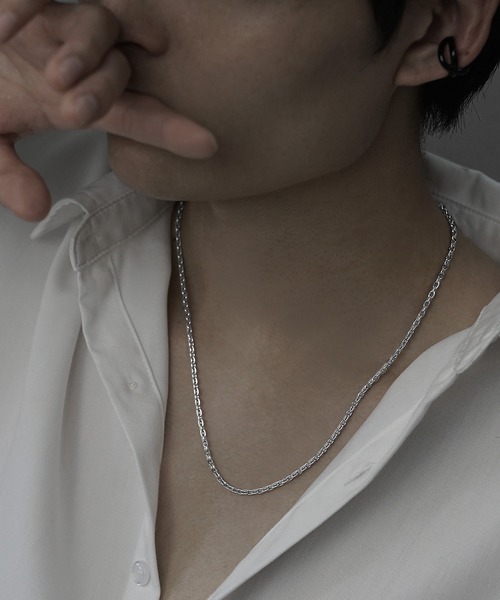 MinoriTY(マイノリティ)の「【MinoriTY select】スリムチェーンネックレス メンズ ウィメンズ ユニセックス(ネックレス・メンズ・シルバー・FREE)」の1枚目の写真