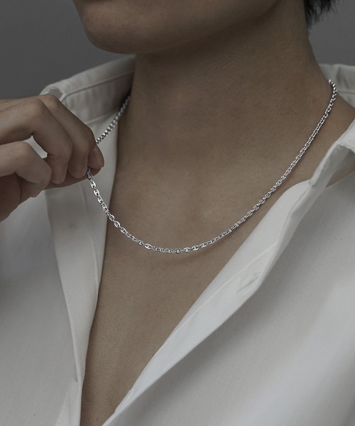 MinoriTY(マイノリティ)の「【MinoriTY select】スリムチェーンネックレス メンズ ウィメンズ ユニセックス(ネックレス・メンズ・シルバー・FREE)」の2枚目の写真