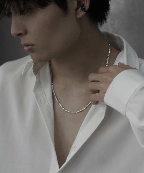 MinoriTY(マイノリティ)の「【MinoriTY select】スリムチェーンネックレス メンズ ウィメンズ ユニセックス(ネックレス・メンズ・シルバー・FREE)」の3枚目の写真