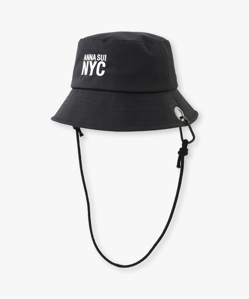 ANNA SUI NYC(アナ スイ エヌ ワイ シー)の「ANNA SUI NYC カラビナツイルハット(ハット・レディース・ブラック/ベージュ・FREE)」の3枚目の写真