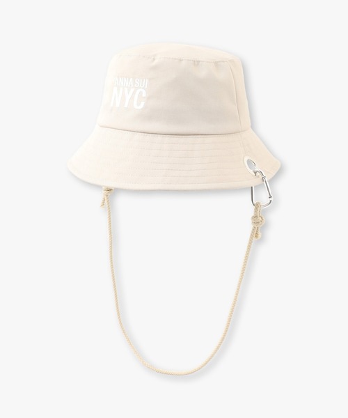 ANNA SUI NYC(アナ スイ エヌ ワイ シー)の「ANNA SUI NYC カラビナツイルハット(ハット・レディース・ブラック/ベージュ・FREE)」の8枚目の写真