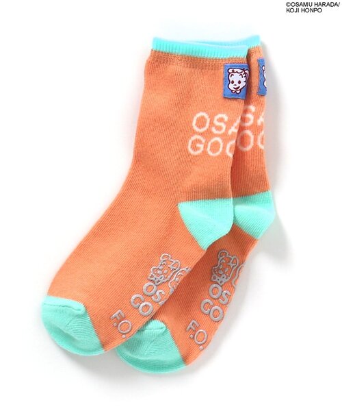 OSAMU GOODS(オサムグッズ)の「OSAMU GOODSコラボソックス(ソックス/靴下・キッズ・カーキ/オフホワイト/オレンジ・15 /18/21/24)」の12枚目の写真