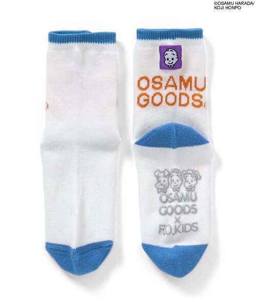 OSAMU GOODS(オサムグッズ)の「OSAMU GOODSコラボソックス(ソックス/靴下・キッズ・カーキ/オフホワイト/オレンジ・15 /18/21/24)」の16枚目の写真
