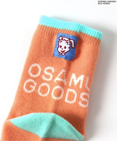 OSAMU GOODS(オサムグッズ)の「OSAMU GOODSコラボソックス(ソックス/靴下・キッズ・カーキ/オフホワイト/オレンジ・15 /18/21/24)」の18枚目の写真