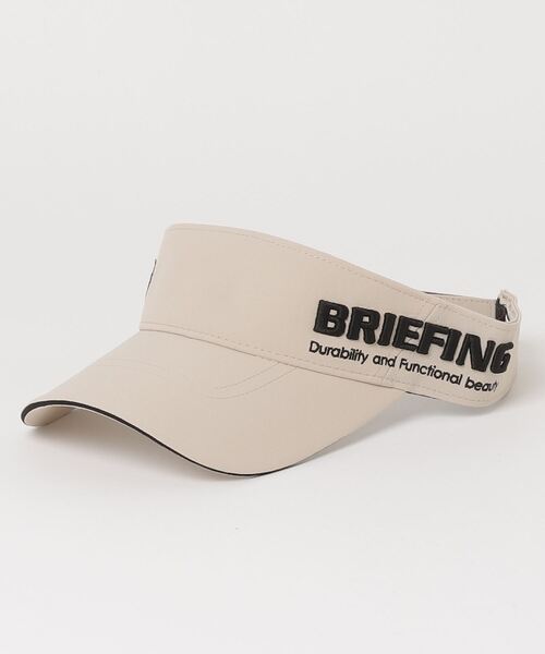BRIEFING（ブリーフィング）の「MENS ROUND LOGO VISOR（キャップ・メンズ・ネイビー/ベージュ/オリーブ/ブラック・FREE）」の3枚目の写真