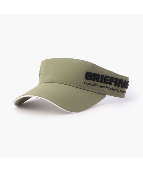 極美品　BRIEFING MENS ROUND LOGO VISOR 9月上旬頃入荷予定】MENS ROUND LOGO VISOR（メンズラウンドロゴ