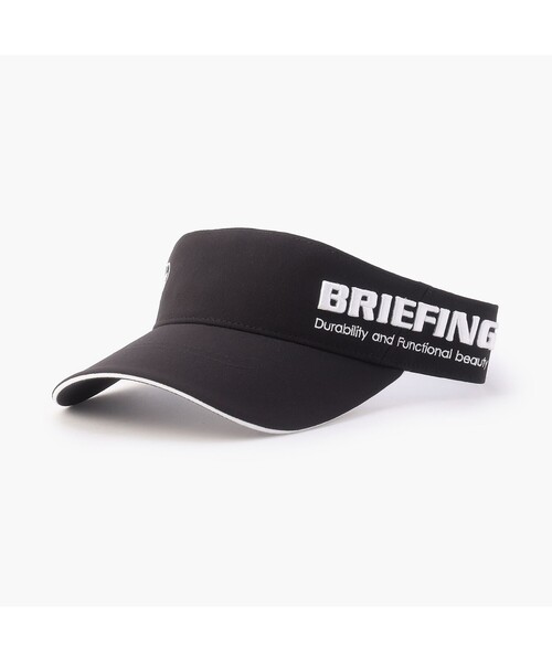 BRIEFING（ブリーフィング）の「MENS ROUND LOGO VISOR（キャップ・メンズ・ネイビー/ベージュ/オリーブ/ブラック・FREE）」の2枚目の写真