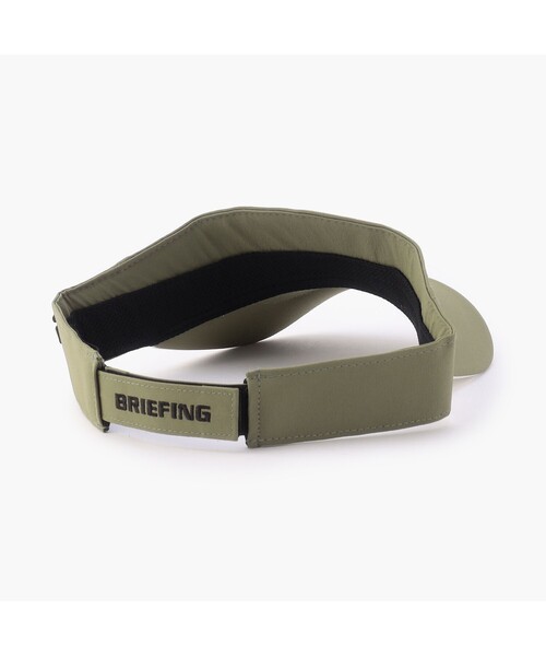 BRIEFING（ブリーフィング）の「MENS ROUND LOGO VISOR（キャップ・メンズ・ネイビー/ベージュ/オリーブ/ブラック・FREE）」の5枚目の写真