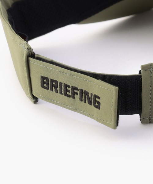 BRIEFING（ブリーフィング）の「MENS ROUND LOGO VISOR（キャップ・メンズ・ネイビー/ベージュ/オリーブ/ブラック・FREE）」の12枚目の写真