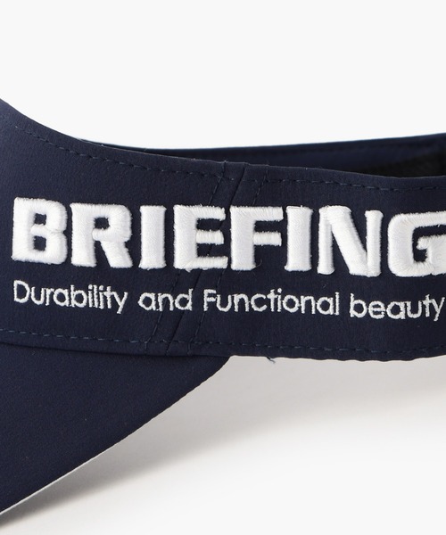 BRIEFING（ブリーフィング）の「MENS ROUND LOGO VISOR（キャップ・メンズ・ネイビー/ベージュ/オリーブ/ブラック・FREE）」の19枚目の写真