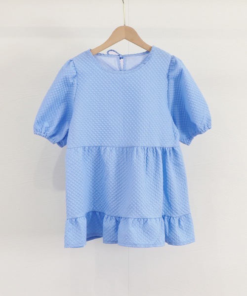 Miniministore(ミニミニストア)の「フレアトップスボリュームス袖 ブラウス夏(シャツ/ブラウス・レディース・ピンク/ホワイト/ブルー/ブラック・L/M)」の16枚目の写真