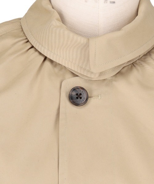 ORCIVAL(オーシバル)の「ORCIVAL/オーシバル ギャザーコート GATHERED COAT A0420 TCT(ステンカラーコート・レディース・ベージュ・1)」の4枚目の写真