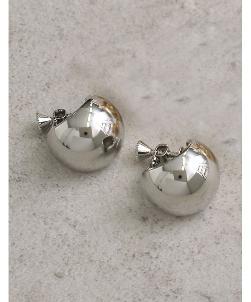 Re:EDIT（リエディ）の「[神山まりあさん着用][2024SS Accessory Collection]ラウンドイヤリング（イヤリング・レディース・シルバー/ゴールド・FREE）」の2枚目の写真