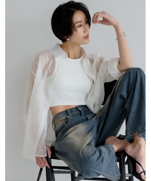 Re:EDIT（リエディ）の「[神山まりあさん着用][2024SS Accessory Collection]ラウンドイヤリング（イヤリング・レディース・シルバー/ゴールド・FREE）」の18枚目の写真