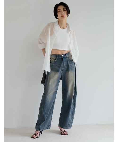 Re:EDIT（リエディ）の「[神山まりあさん着用][2024SS Accessory Collection]ラウンドイヤリング（イヤリング・レディース・シルバー/ゴールド・FREE）」の17枚目の写真