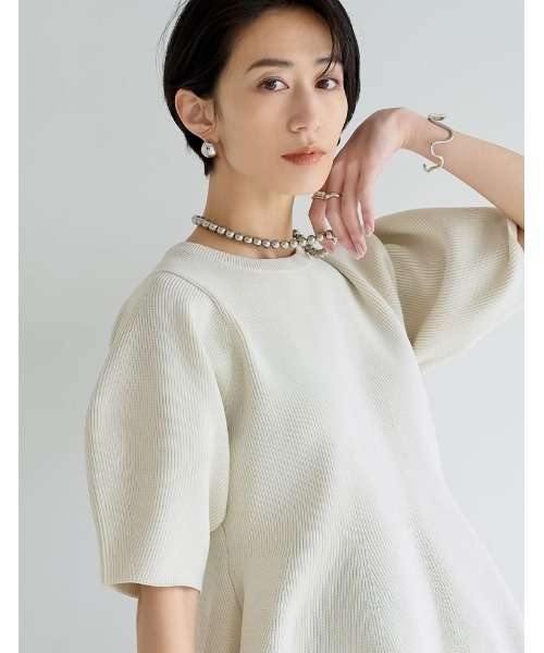 Re:EDIT（リエディ）の「[神山まりあさん着用][2024SS Accessory Collection]ラウンドイヤリング（イヤリング・レディース・シルバー/ゴールド・FREE）」の11枚目の写真