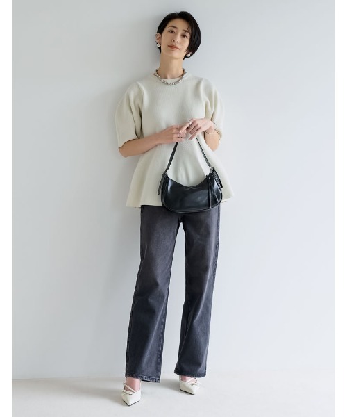 Re:EDIT（リエディ）の「[神山まりあさん着用][2024SS Accessory Collection]ラウンドイヤリング（イヤリング・レディース・シルバー/ゴールド・FREE）」の9枚目の写真