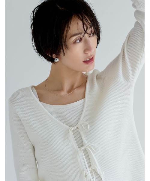 Re:EDIT（リエディ）の「[神山まりあさん着用][2024SS Accessory Collection]ラウンドイヤリング（イヤリング・レディース・シルバー/ゴールド・FREE）」の22枚目の写真