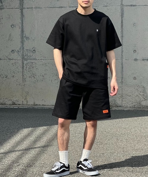 UNIVERSAL OVERALL（ユニバーサルオーバーオール）の「【FINEBOYS 6月号掲載】[UNIVERSAL OVERALL/ユニバーサルオーバーオール] 別注 ポンチイージーショートパンツ（その他パンツ・レディース・ブルー/グレー/ブラック・L/M）」の7枚目の写真