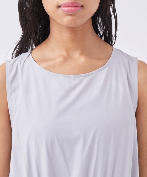 NERGY（ナージー）の「【Water proof】撥水 & UV ドロストロングワンピース（ワンピース・レディース・ライトグレー/ブラック・FREE）」の11枚目の写真