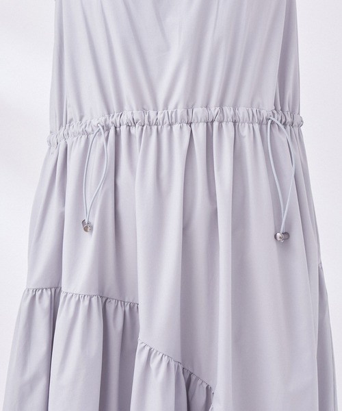 NERGY（ナージー）の「【Water proof】撥水 & UV ドロストロングワンピース（ワンピース・レディース・ライトグレー/ブラック・FREE）」の13枚目の写真