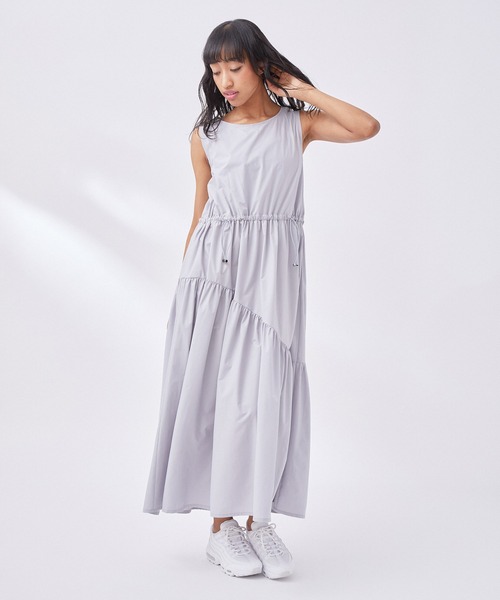 NERGY（ナージー）の「【Water proof】撥水 & UV ドロストロングワンピース（ワンピース・レディース・ライトグレー/ブラック・FREE）」の20枚目の写真