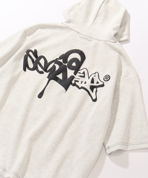 SEQUENZ（シークエンズ）の「【SEQUENZ/シークエンズ】C＆P LOGO H/S HOODED JERSEY / 半袖プルパーカー（パーカー・メンズ・アッシュグレー/ダークブラウン/ブラック/ネイビー・XL/L/M/S）」の21枚目の写真