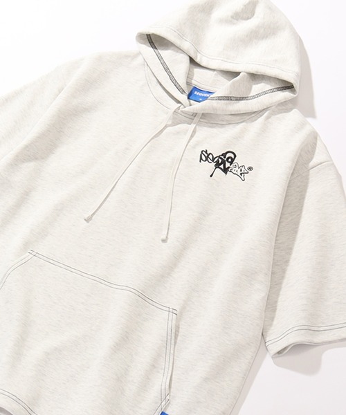SEQUENZ（シークエンズ）の「【SEQUENZ/シークエンズ】C＆P LOGO H/S HOODED JERSEY / 半袖プルパーカー（パーカー・メンズ・アッシュグレー/ダークブラウン/ブラック/ネイビー・XL/L/M/S）」の20枚目の写真