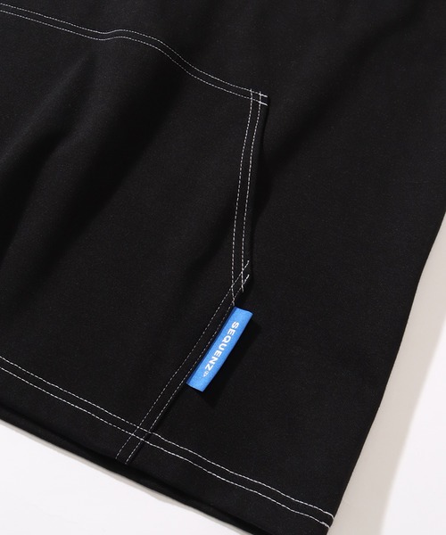 SEQUENZ（シークエンズ）の「【SEQUENZ/シークエンズ】C＆P LOGO H/S HOODED JERSEY / 半袖プルパーカー（パーカー・メンズ・アッシュグレー/ダークブラウン/ブラック/ネイビー・XL/L/M/S）」の17枚目の写真