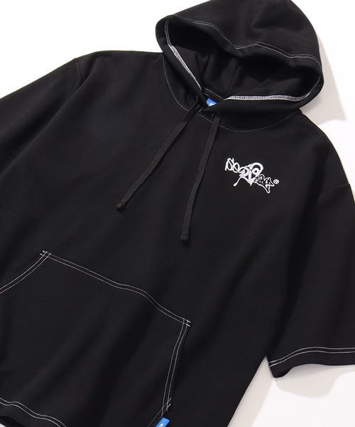 SEQUENZ（シークエンズ）の「【SEQUENZ/シークエンズ】C＆P LOGO H/S HOODED JERSEY / 半袖プルパーカー（パーカー・メンズ・アッシュグレー/ダークブラウン/ブラック/ネイビー・XL/L/M/S）」の9枚目の写真