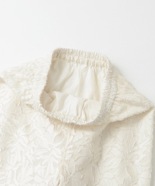 KBF（ケイビーエフ）の「シアーカットJQストレートパンツ（その他パンツ・レディース・チャコールグレー/アイボリー・ONE）」の5枚目の写真