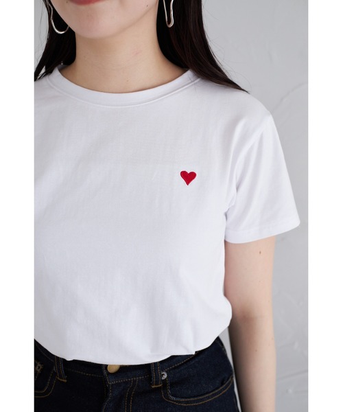 PLAY 半袖Tシャツ 黒/白ドット ハート刺繍❣️ PLAY 半袖Tシャツ 黒/白ドット ハート刺繍 - メルカリ