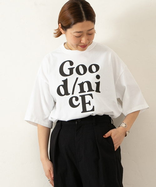 SUNDAYサイドプリントT（Tシャツ／カットソー）｜journal