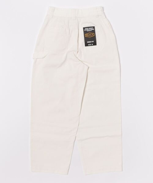 RVCA(ルーカ)の「RVCA レディース RECESSION DOUBLE KNEE PANTS ロングパンツ 【2024年春夏モデル】/ルーカタック入りデニムパンツ(デニムパンツ・レディース・ブラック/ホワイト/ブルー・MEDIUM/LARGE)」の4枚目の写真