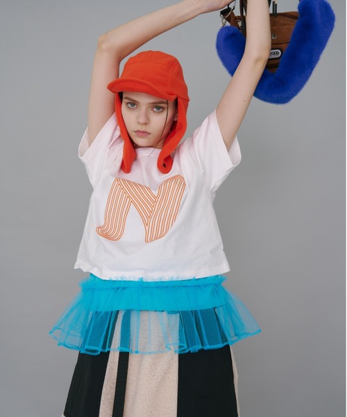 【セール】NON TOKYO/ノントーキョー/プリントショート丈Tシャツ(N)（Tシャツ/カットソー）｜NON TOKYO（ノントーキョー）