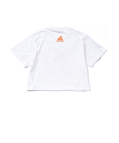NON TOKYO(ノントーキョー)の「NON TOKYO/ノントーキョー/プリントショート丈Tシャツ(N)(Tシャツ/カットソー・レディース・ブラック/ホワイト/グリーン・1/2)」の6枚目の写真