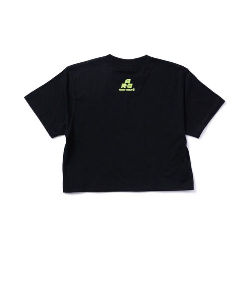 NON TOKYO(ノントーキョー)の「NON TOKYO/ノントーキョー/プリントショート丈Tシャツ(N)(Tシャツ/カットソー・レディース・ブラック/ホワイト/グリーン・1/2)」の7枚目の写真