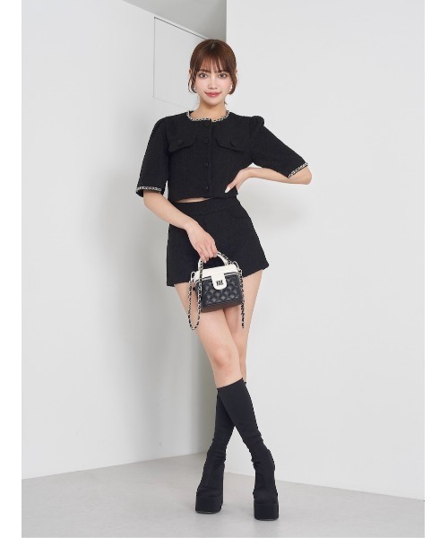 Darich ダーリッチ　コンパクトツイードショートパンツ コンパクトツイードショートパンツ（その他パンツ）｜Darich