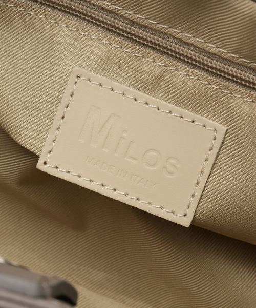 MILOS(ミロス)の「《一部店舗・WEB限定追加》MILOS/ミロス 金具付きトートS(グレー)(トートバッグ・レディース・チャコールグレー・FREE)」の20枚目の写真