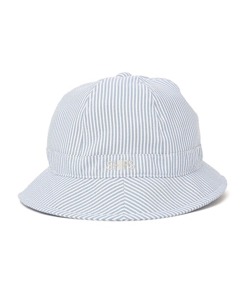 SHIPS（シップス）の「SHIPS KIDS:〈UVカット〉ベビー ストライプ ハット（ハット・キッズ・サックスブルー/ホワイト・X-SMALL/XX-SMALL/SMALL）」の3枚目の写真