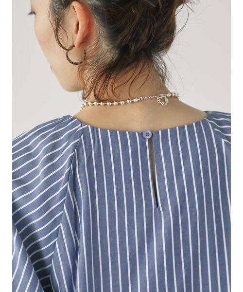 Lugnoncure（ルノンキュール）の「袖口シャーリングアソートブラウス（シャツ/ブラウス・レディース・オフホワイト/ブラック/キナリ/ネイビー/ホワイト・F）」の15枚目の写真