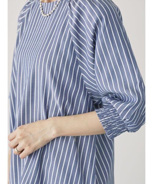 Lugnoncure（ルノンキュール）の「袖口シャーリングアソートブラウス（シャツ/ブラウス・レディース・オフホワイト/ブラック/キナリ/ネイビー/ホワイト・F）」の16枚目の写真