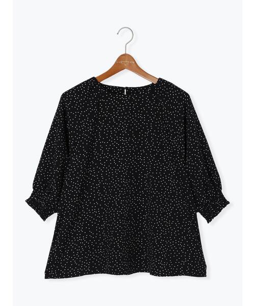 Lugnoncure（ルノンキュール）の「袖口シャーリングアソートブラウス（シャツ/ブラウス・レディース・オフホワイト/ブラック/キナリ/ネイビー/ホワイト・F）」の18枚目の写真