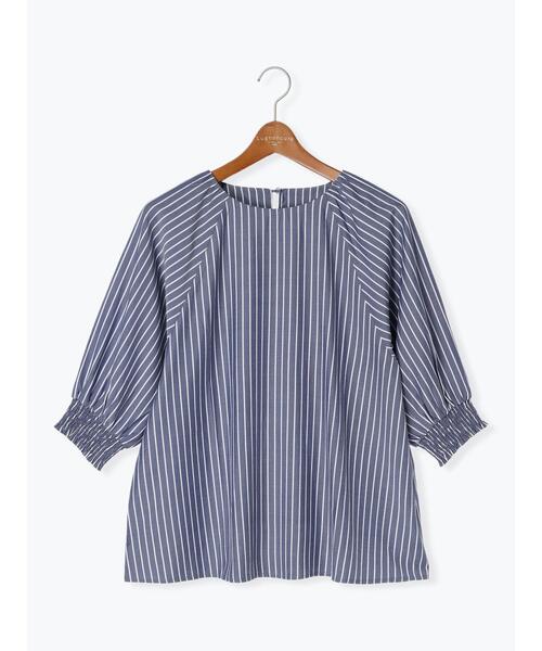 Lugnoncure（ルノンキュール）の「袖口シャーリングアソートブラウス（シャツ/ブラウス・レディース・オフホワイト/ブラック/キナリ/ネイビー/ホワイト・F）」の21枚目の写真