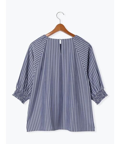 Lugnoncure（ルノンキュール）の「袖口シャーリングアソートブラウス（シャツ/ブラウス・レディース・オフホワイト/ブラック/キナリ/ネイビー/ホワイト・F）」の22枚目の写真